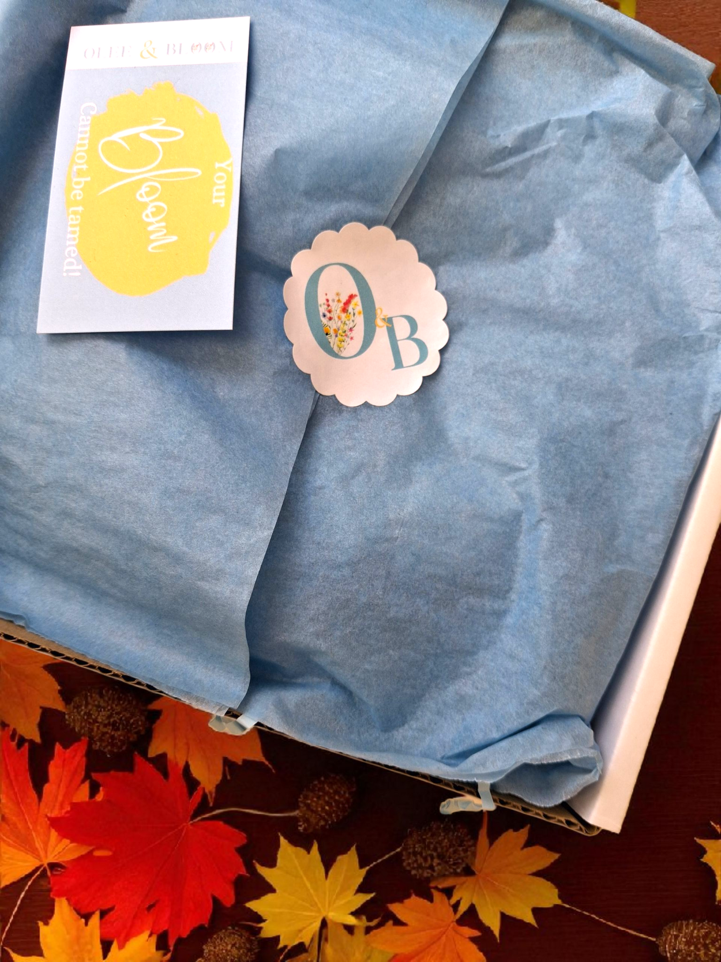 Autumn selfcare Bloom Box. Giftset