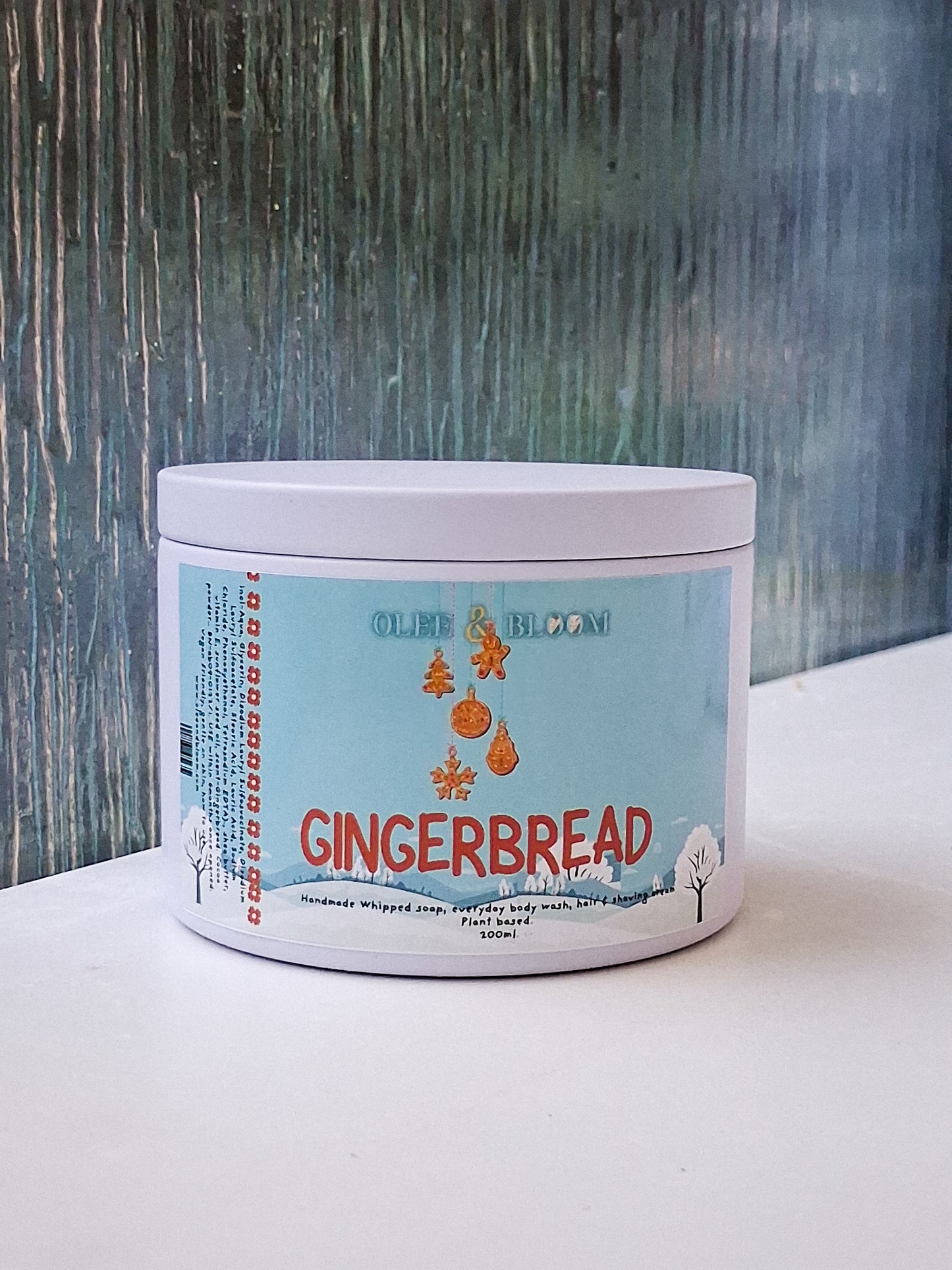 Gingerbread whipped soap. Festive collection