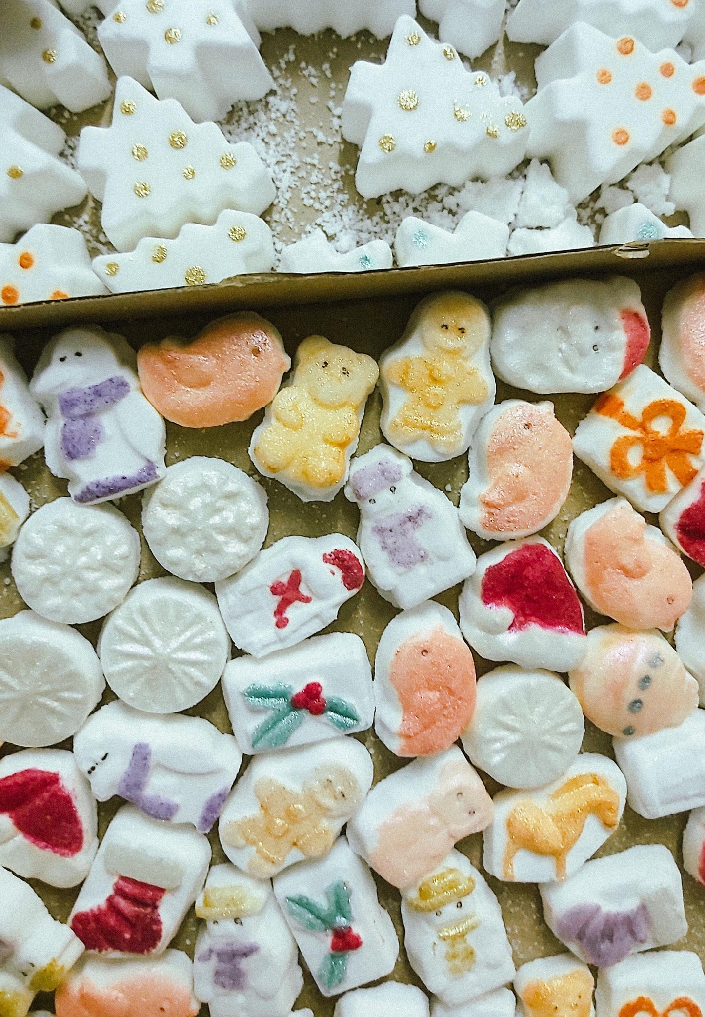 Festive Novelty mini bath bombs.