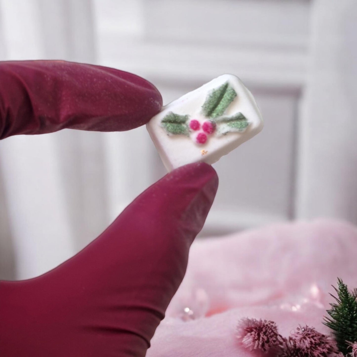 Festive Novelty mini bath bombs.