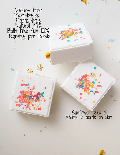Birthday cake Bath bomb.
