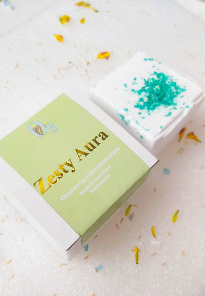 Zesty Aura Botanical Shower Steamers.