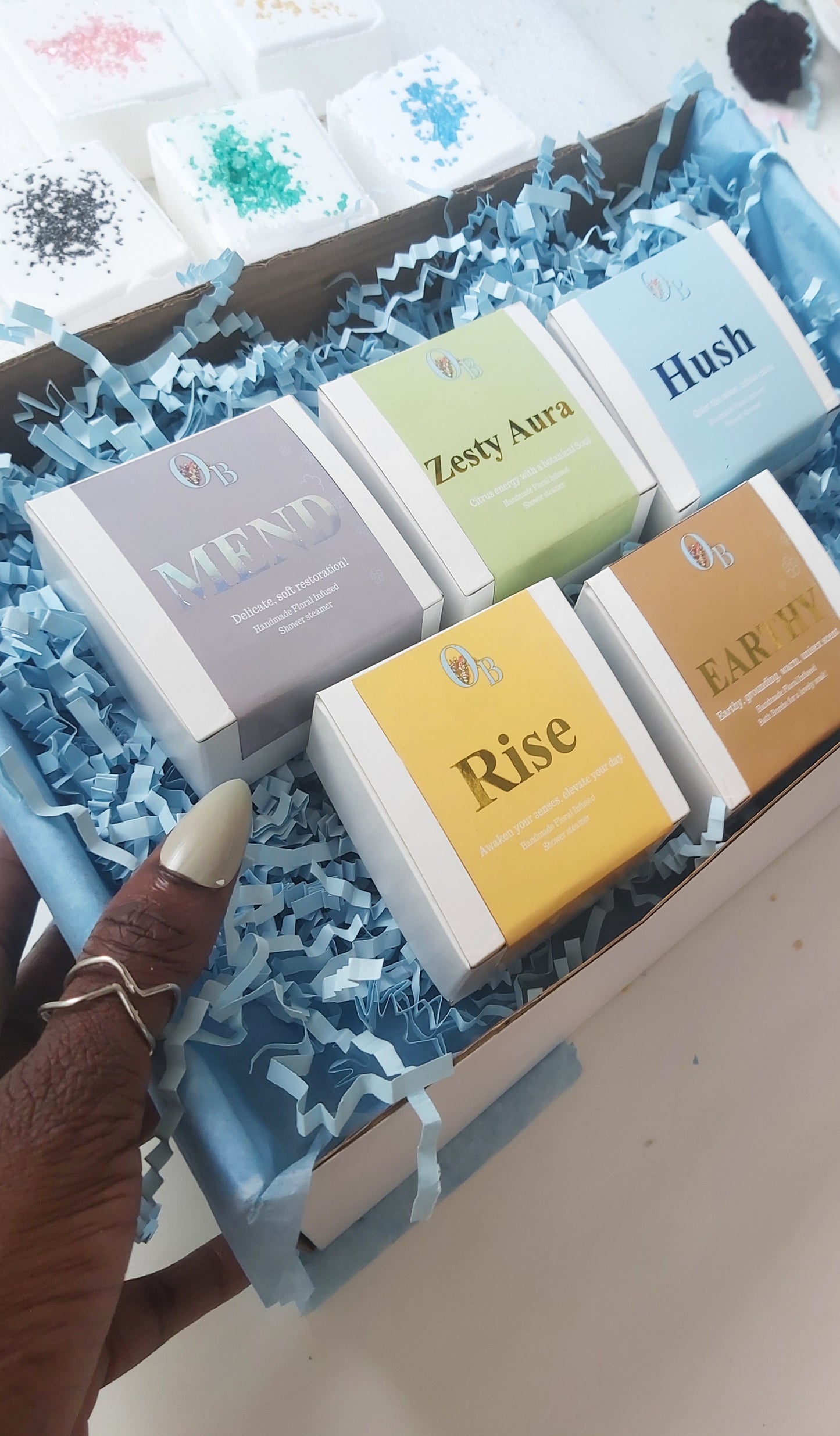 Botanical Shower Steamers. Gift set