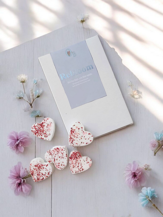 ReBloom mini bath bombs.