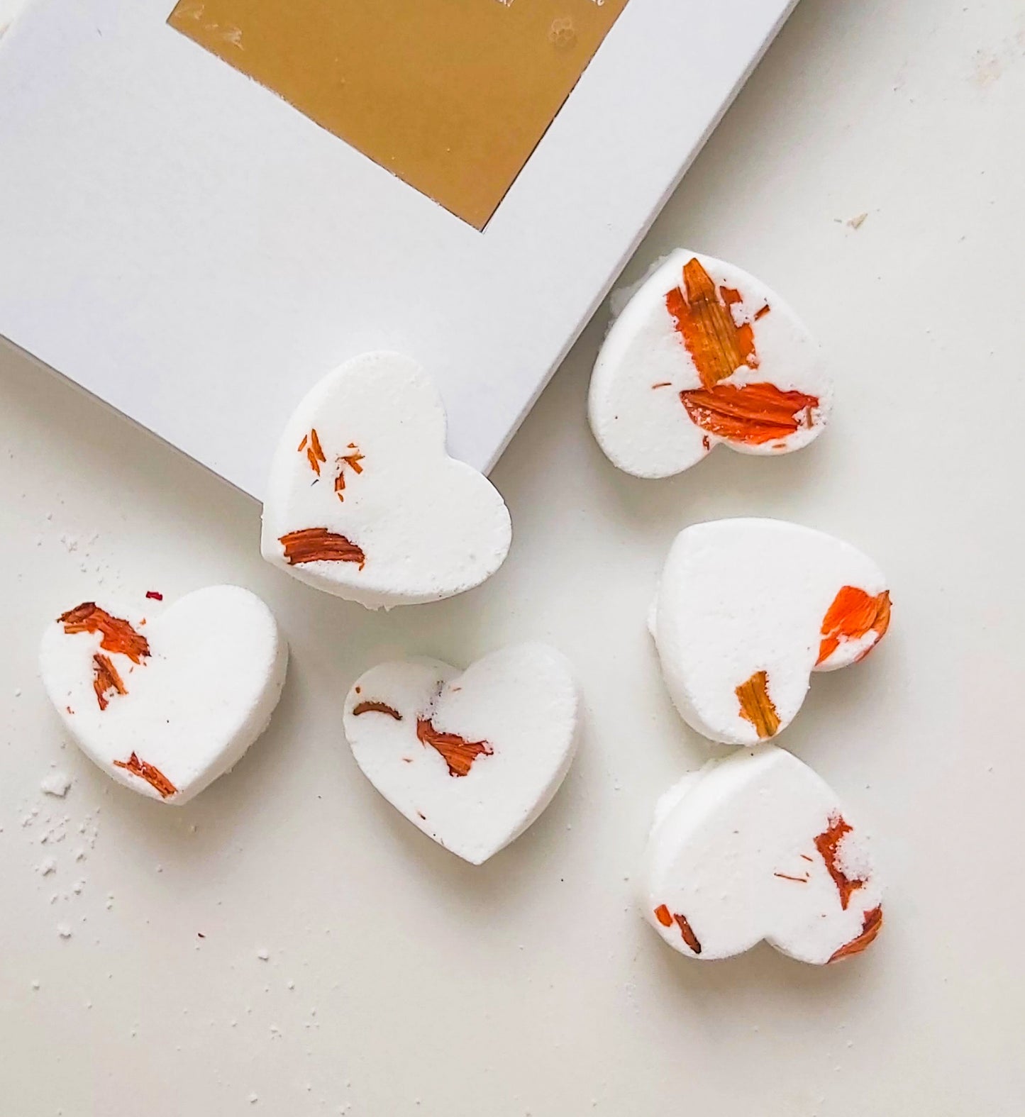 Earthy mini bath bombs.
