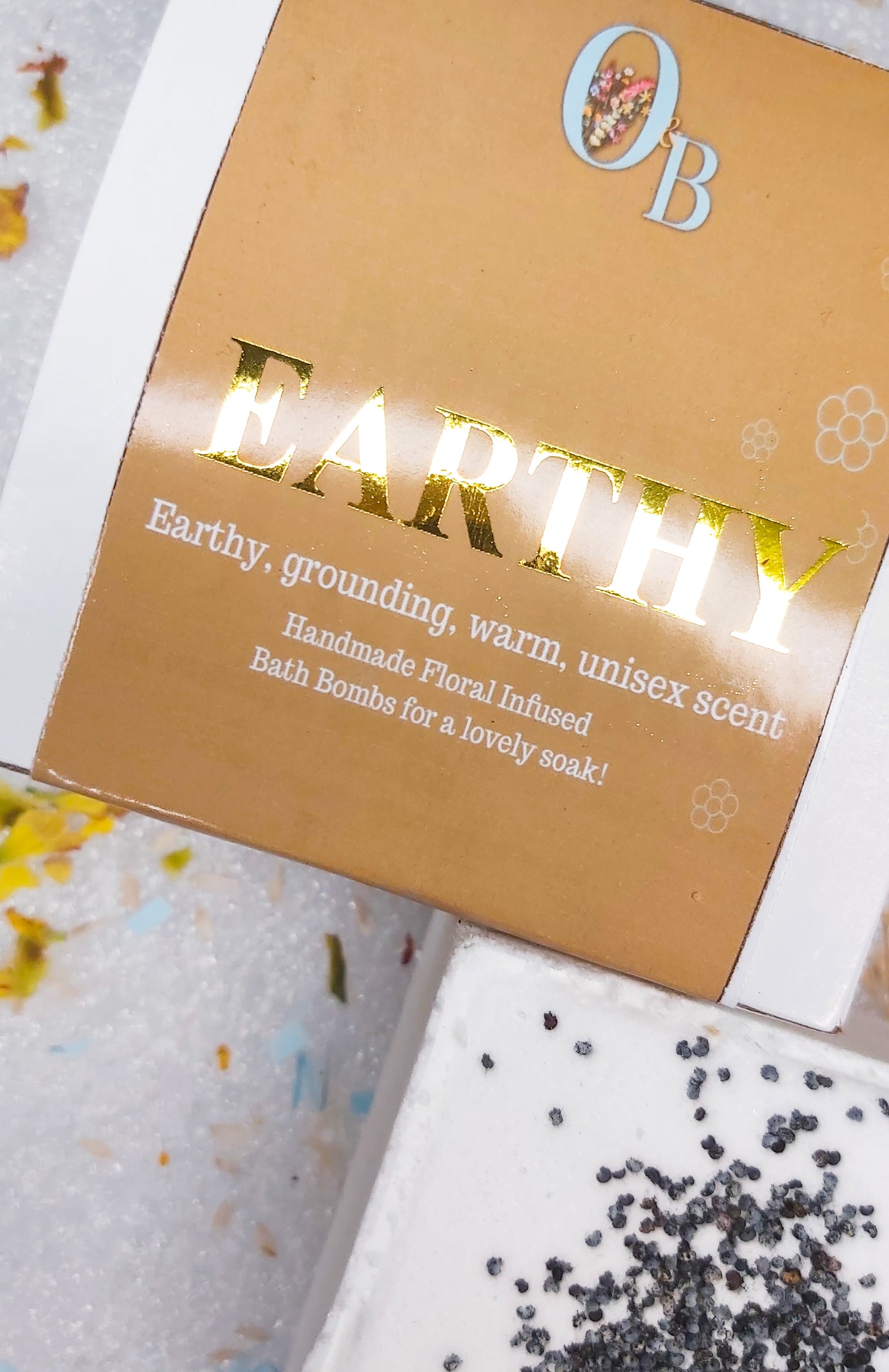 Earthy Botanical Shower Steamers.