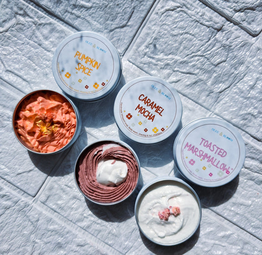 Autumn Whipped soaps. TRIO SET