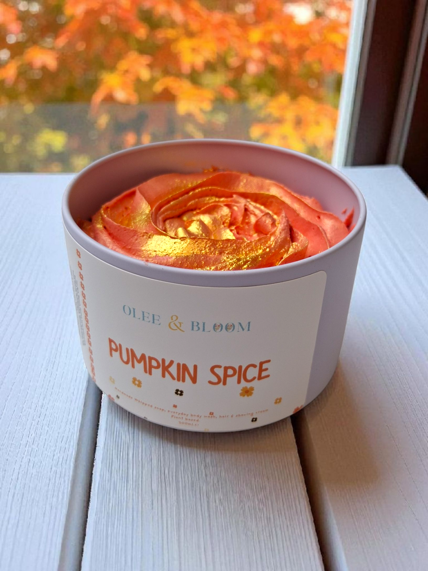 Pumpkin Spice Whipped Soap. LARGE