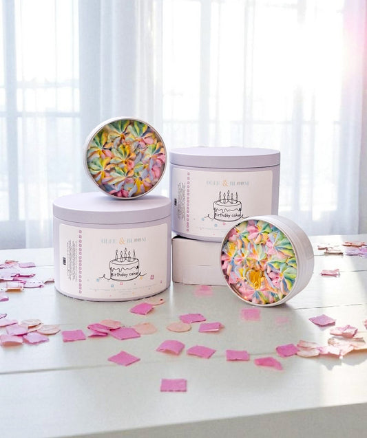 Birthday Cake Whipped soap. Large