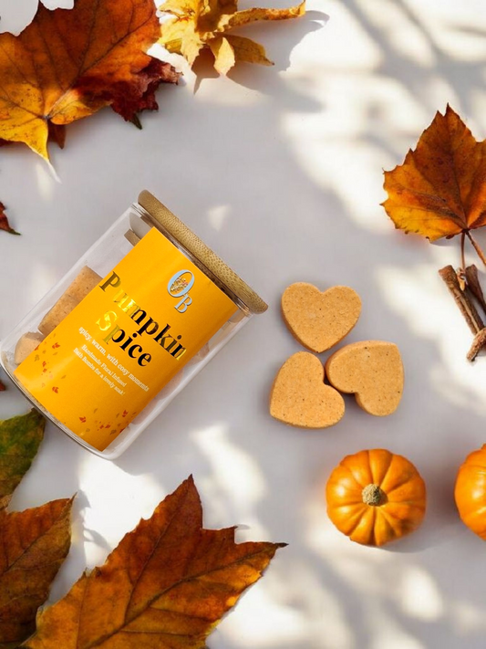 Pumkin spice mini bath bombs.