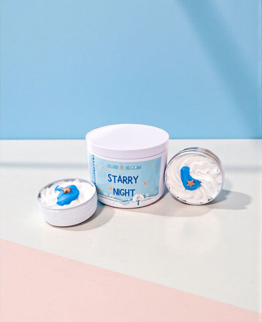 Starry Night Whipped soap. Festive collection