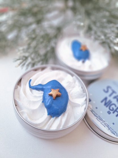 Starry Night Whipped soap. Festive collection