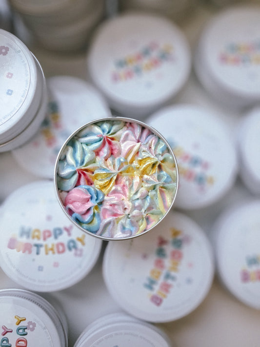 Happy Birthday Luxury Whipped soap.