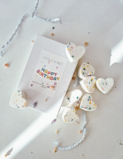 Birthday Cake Mini Bath bombs ( Happy Birthday Collection)