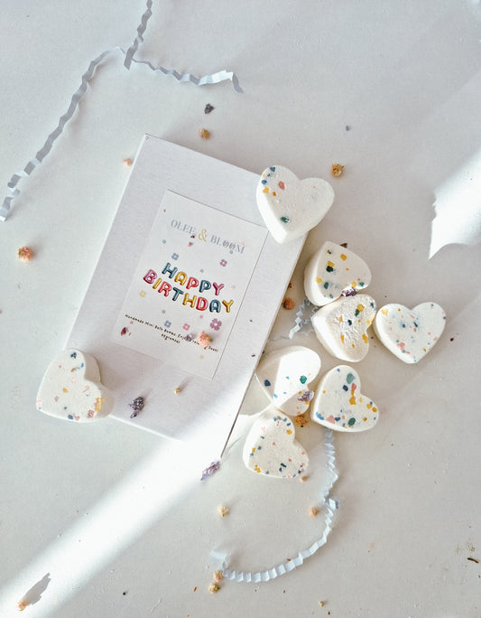 Birthday Cake Mini Bath bombs ( Happy Birthday Collection)
