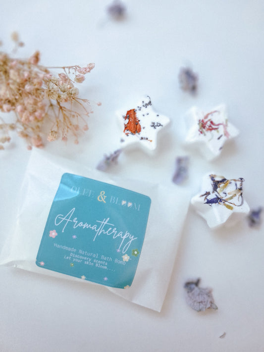 Aromatherapy Mini Bath bombs ( randon mixed scent pack)