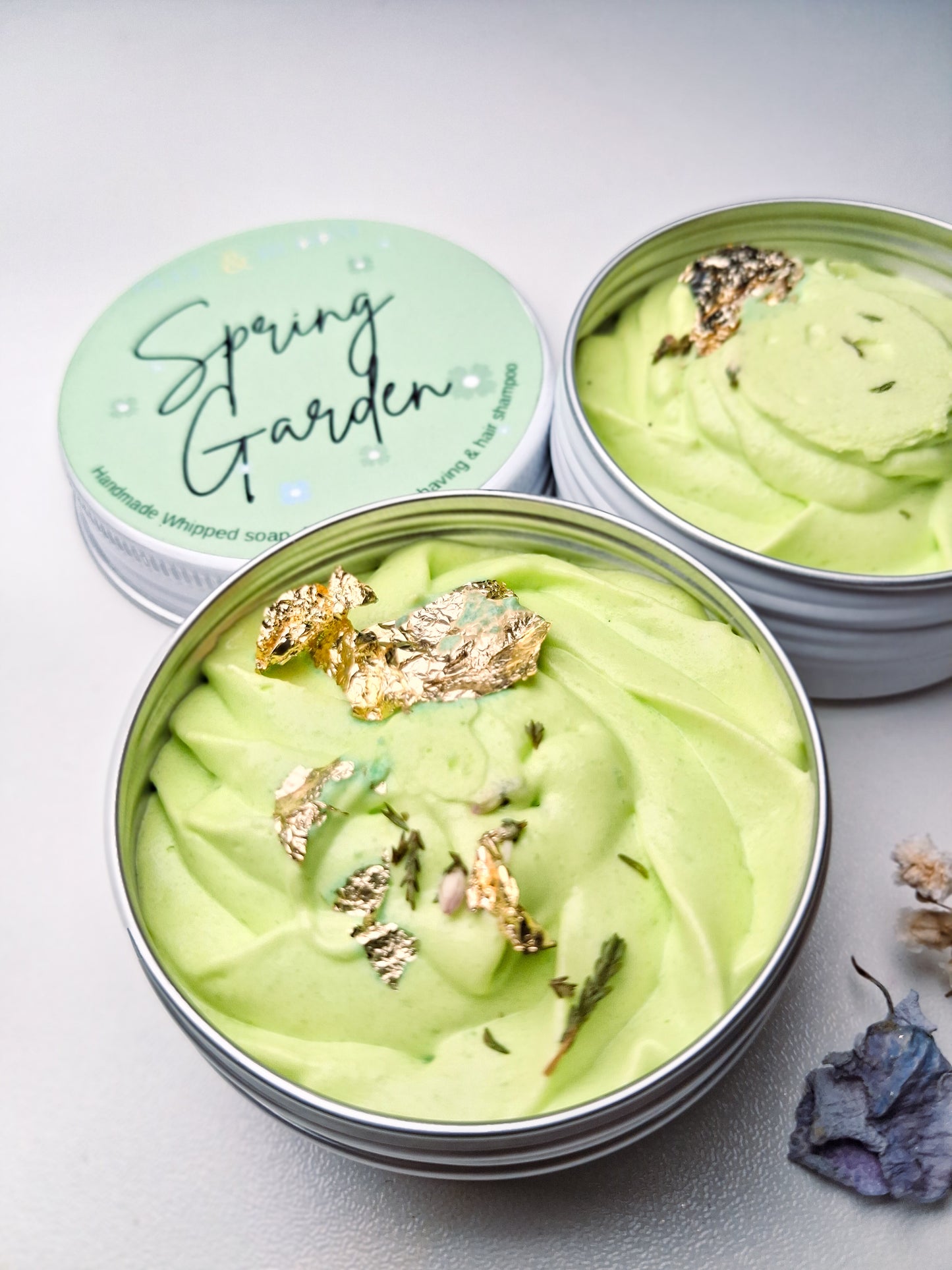 Spring Garden Whipped soap. ( Aromatherapy)